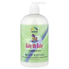 Rainbow Research Baby Oh Baby Body Lotion Unscented 16 fl oz Cruelty-Free,
