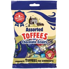 Walkers' Nonsuch Assorted Toffees & Chocolate Éclairs | Contains English Crea...