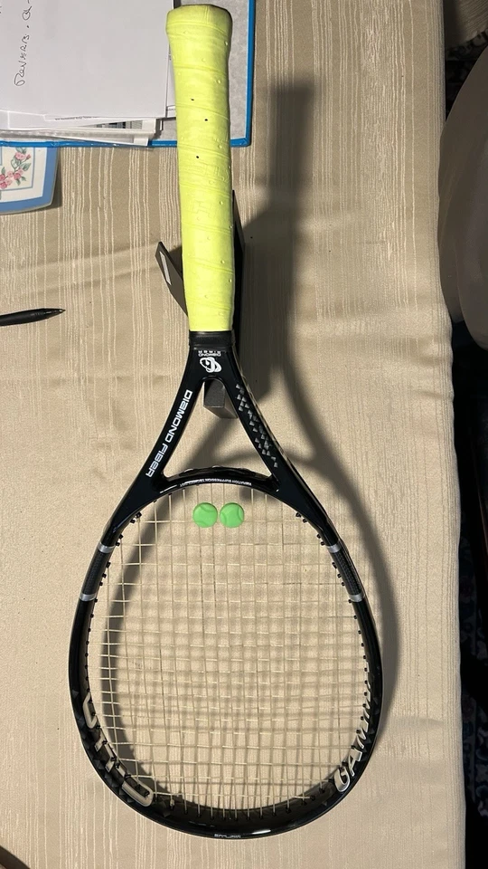 GAMMA C-4.0 Diamond Fiber Tech Tennis Racquet No. 4 Grip Mid Plus 4 1/2 SST - Image 4 of 4