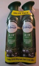 Febreze Air Limited Edition White Pine Juniper Berry Spray 8.8 Oz Lot Of 2