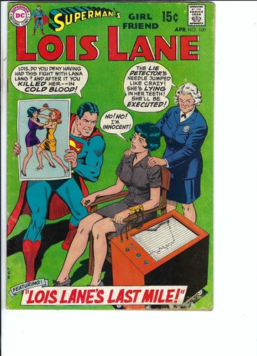 Superman's Girlfriend Lois Lane #100 Batman Superman Ka-Lo Alien (Apr 1970 DC)