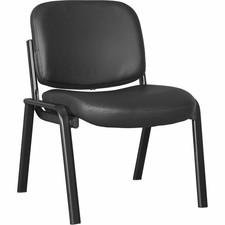 Lorell Deluxe Leather 4-Leg Guest Chair llr-84595  llr84595 
