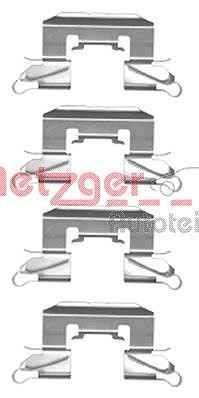 Metzger ZubehöRsatz, Scheibenbremsbelag Vorderachse U.A. FüR Daihatsu, Ford-image
