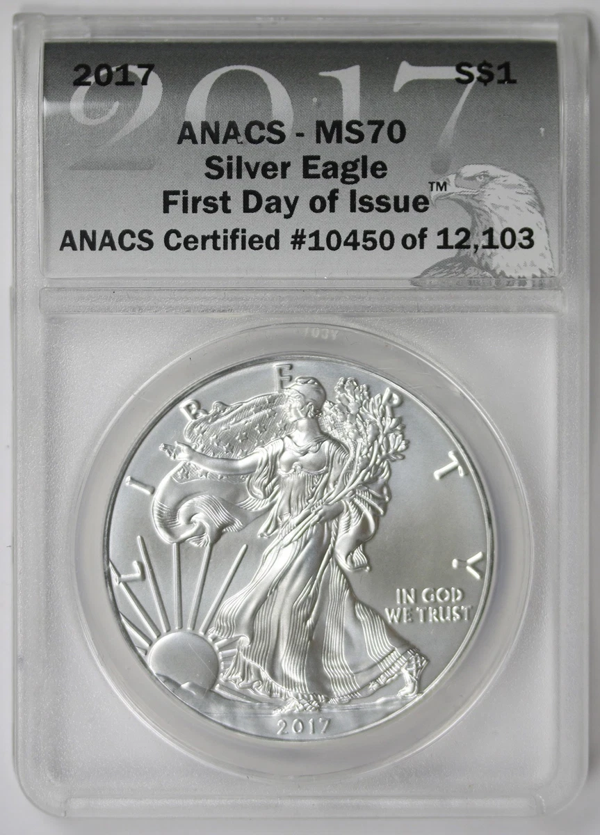 American Eagle ANACS 2017 Silver Bullion Coins for sale | eBay
