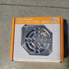 Schluter Systems KERDI-DRAIN Stainless Steel Square Drain Grate 4x4 in KD4GRKE