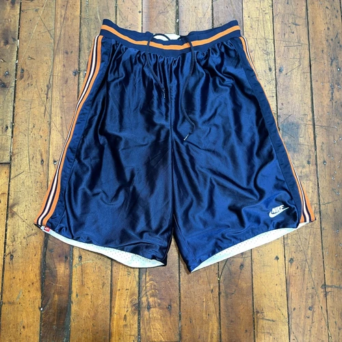 Short de basket athlétique réversible vintage Nike Supreme homme grand bleu