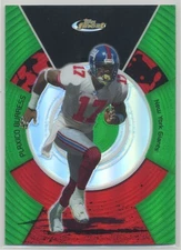 Plaxico Burress 2005 Topps Finest Green Refractor /199 #87 New York Giants