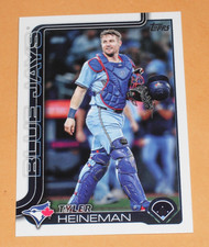 2025 Topps Update Tyler Heineman #US91 Base Card Toronto Blue Jays