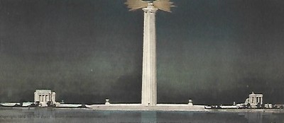 Put-in-Bay OH Bookmark Postcard (c) 1912 Perry Victory Centennial Comm. REDUCED