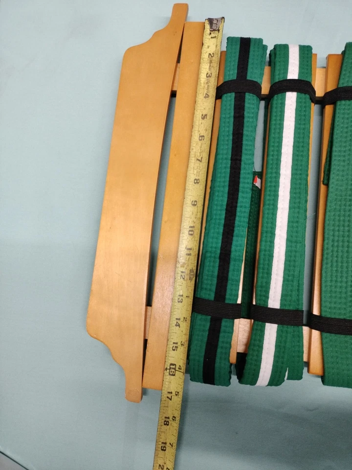 Поясная стойка KidKraft для каратэ 17x23, пояс для боевых искусств с ремнями - Изображение 3 из 4