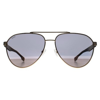 Hugo Boss BOSS 1485/S RHL WM gold schwarz gold Spiegel Sonnenbrille