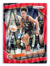 2025 Panini Prizm WNBA #86 Bria Hartley Red Seismic Prizms #/249