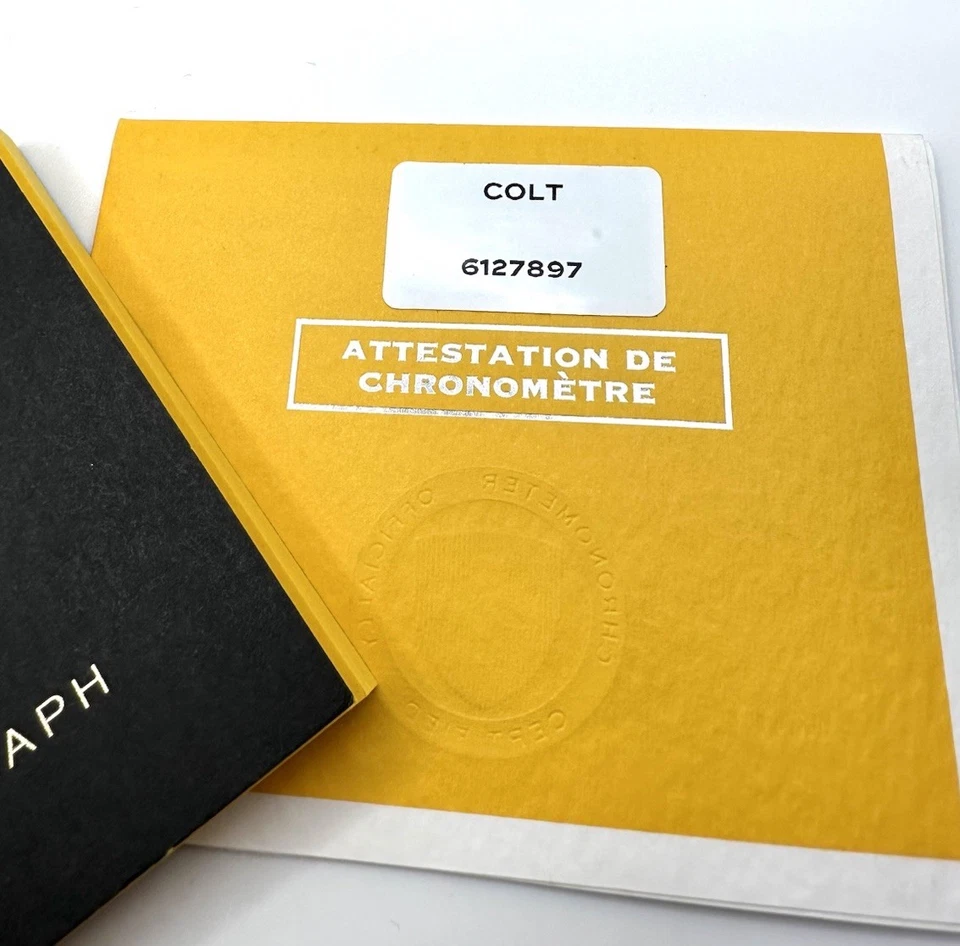 Б/у подлинный хронограф Breitling Colt ссылка 6127897 руководство книга сертификат - Изображение 3 из 4