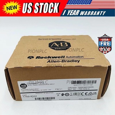 New AB Sealed 1769-IQ32 SER A CompactLogix 32Pt 24VDC Input Module 1769IQ32
