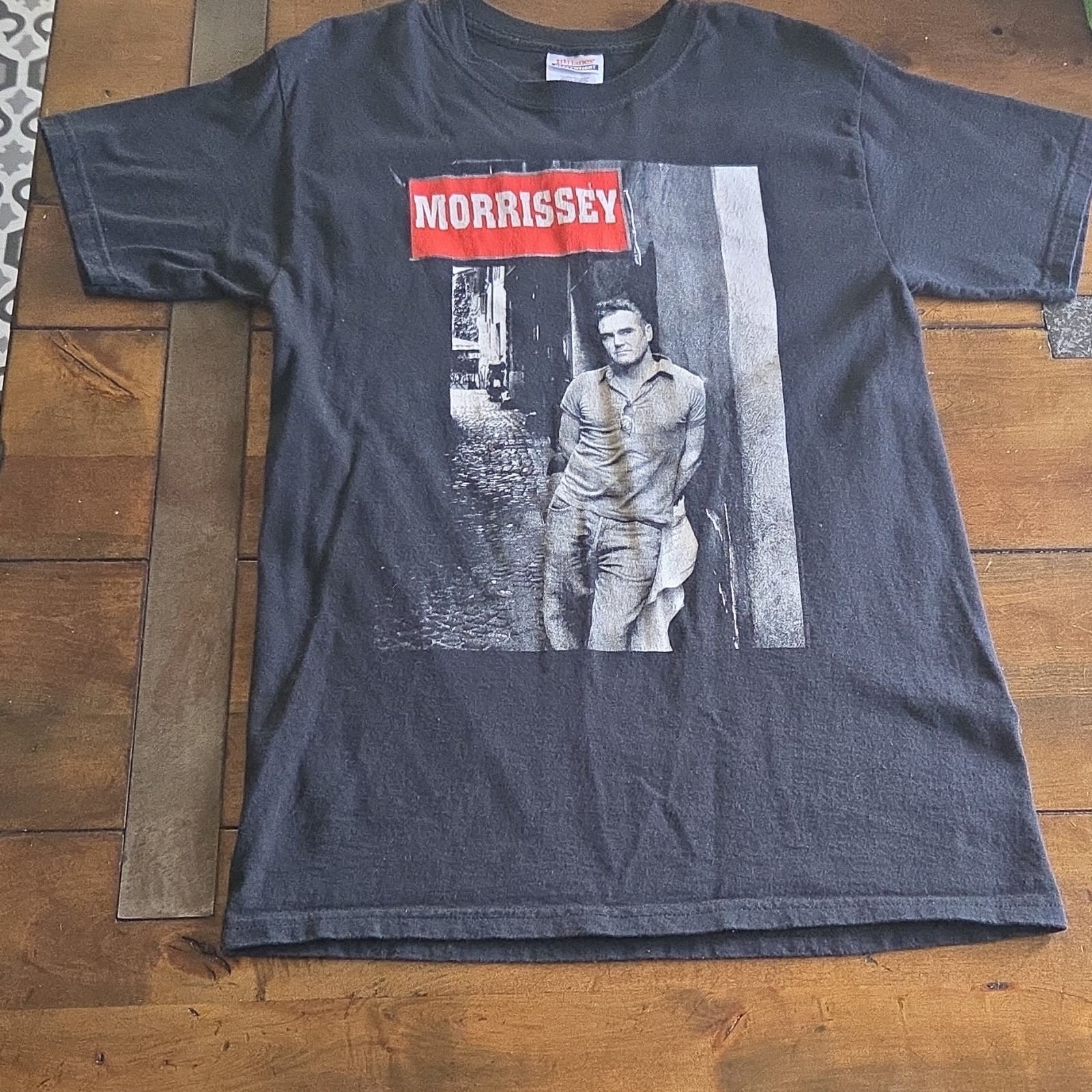 Vintage Morrissey Tour Mondiale 2006 Shirt Small Hanes Heavyweight Concert Merch
