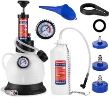 WORKPRO 2L Manual Brake Bleeder Kit Professional Brake Bleeding Tool One-Person