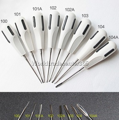 Set Of 8 Luxating Root Elevators Oral Surgery Tooth Extracting Extraction Dental