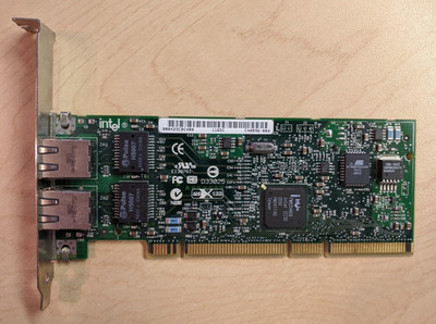 Intel PRO/1000 MT Dual Server Adapter PCI-X Gigabit Ethernet