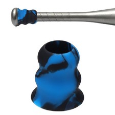 Silicone Bat Taper Bat Knob Taper Softball Grip Non-slip & Blue-Black
