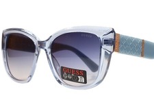 Guess GO00051 84W Crystal Blue Gradient Acetate Luxury Sunglasses 56-18-145mm