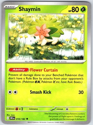 Shaymin 010/182 Near Mint SV10: Destined Rivals Pokemon Shipnow