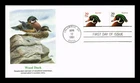 DR JIM STAMPS US COVER WOOD DUCK FIRST DAY ISSUE COMBO FLEETWOOD