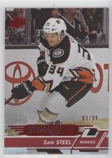 2018-19 Upper Deck Overtime Rookies Red Foil 63/99 Sam Steel #117 0ea8