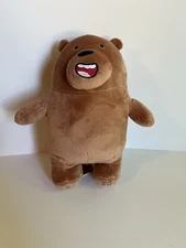 Miniso We Bare Bears Brown Plush Stuffed Toy Animal 9" NWT