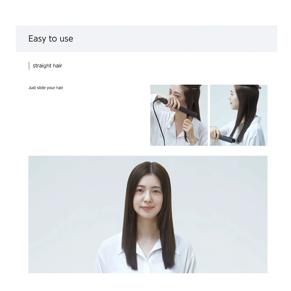 Компактный прямой двусторонний утюжок для волос Panasonic EH-HV1A компактный и легкий - Изображение 2 из 4