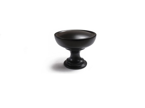 Boutons d'armoire ronds collection *noir mat* poignées de salle de bain cuisine tire moderne - Photo 18/30