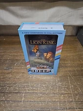 THE LION KING Culture Fly 3Deep VHS Collectible Disney  3D Art Display