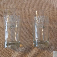 Samuel Adams TAKE PRIDE IN YOUR BEER Chicago Beer Glasses Sox Cubs Hawks Bears 