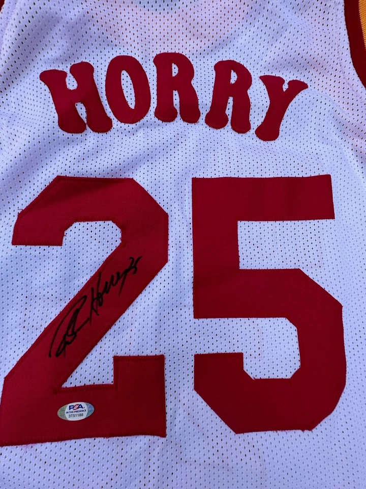 NBA Houston Rockets Robert Horry #25 Signed Jersey PSA COA. - Image 4 of 4