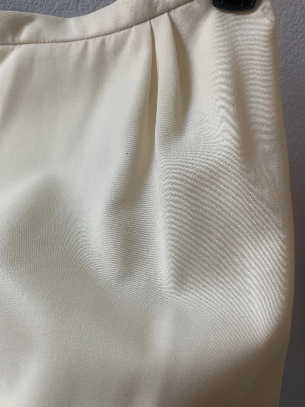 Minigonna vintage anni '90 Valentino Boutique crema avorio taglia 10