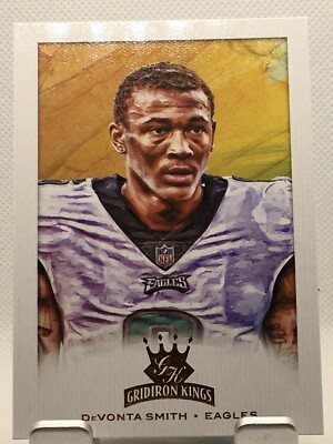 DeVonta Smith *RARE* GOLD SP Gridiron Kings #GK-25 Rookie Insert NM-MT 2021 NICE