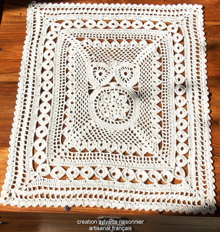 NAPPERONS CROCHET d'ART CREATION S RAISONNIER ARTISANAT FRANCAIS