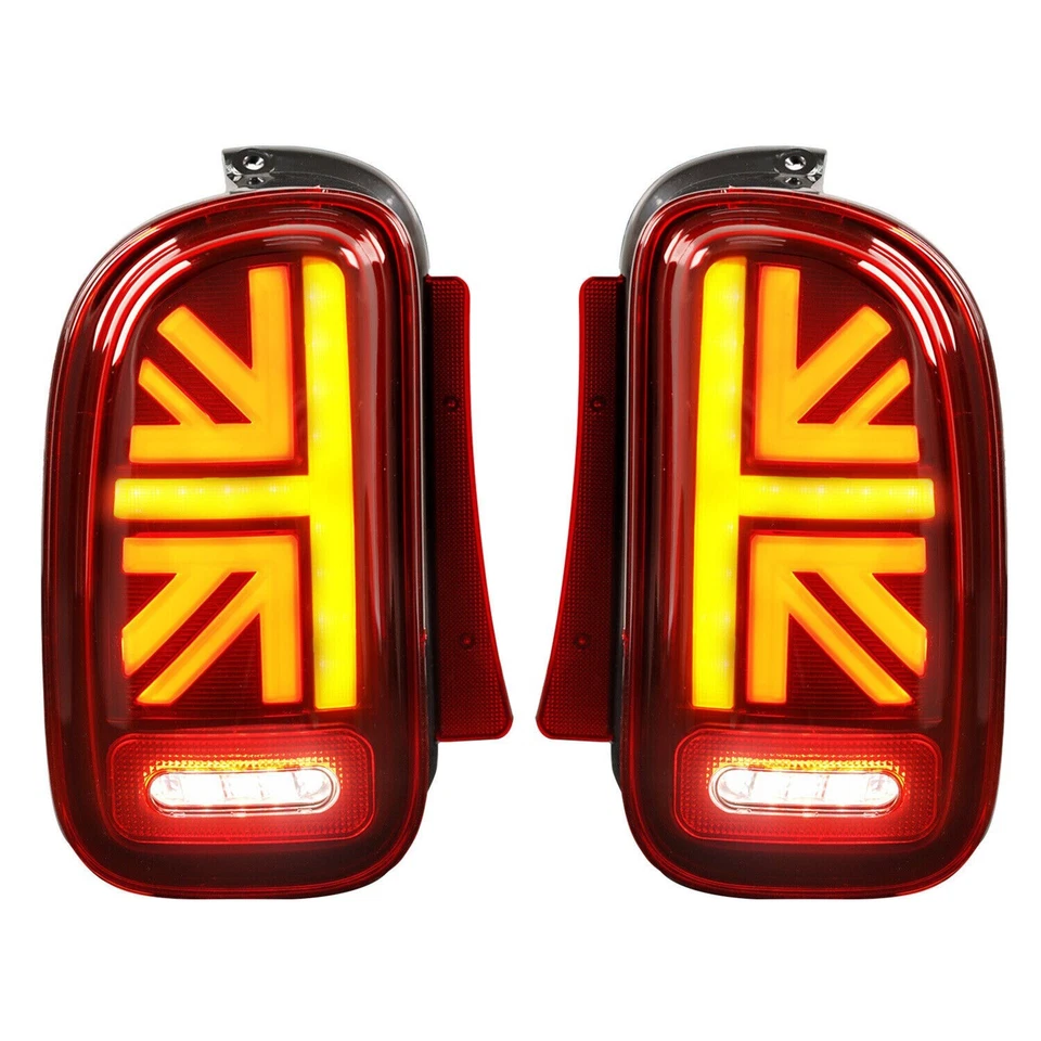 RED Lens LED Tail Lights Brake Lamps For BMW MINI Cooper Clubman R55 2007-2014 - Image 4 of 4