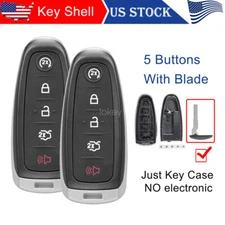 2 Keyless Remote Key Fob Case Shell For Ford Escape Titanium 2013 2014 2015 2016