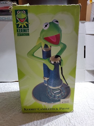 NEU VTG Muppets KERMIT DER FROSCH SAMMLUNG KERZENLEUCHTER TELEFON Telefon: J.Henson