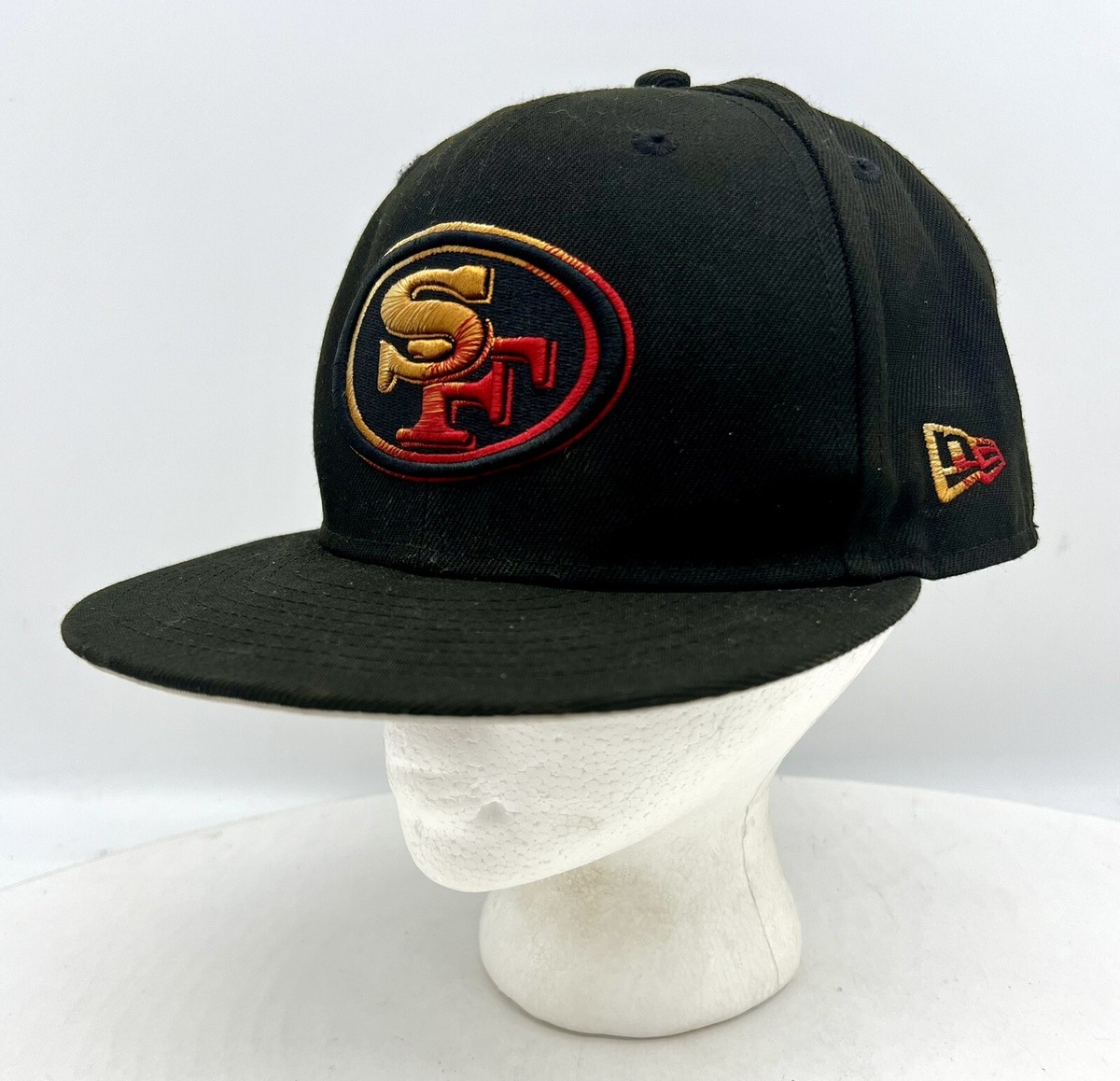 San Francisco 49ers, New Era, 59FIFTY Flex Fit 7 3/8 Gold/ Red 