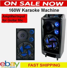 lenoxx portable bluetooth speaker system with wireless mic