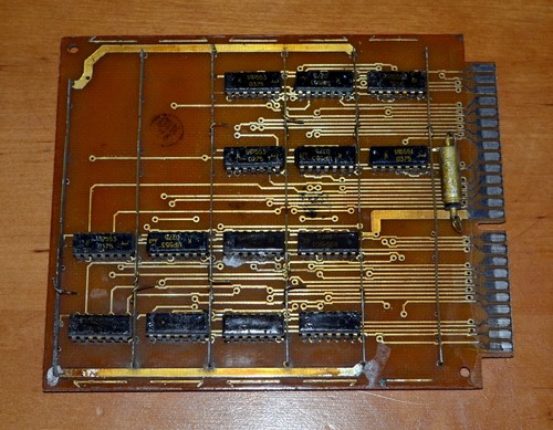 VINTAGE SCHALTUNGSPLATINE A3281-4 Chip 1LR551 sowjetischer Mainframe-Computer UdSSR 1970er Jahre - Bild 8 von 12