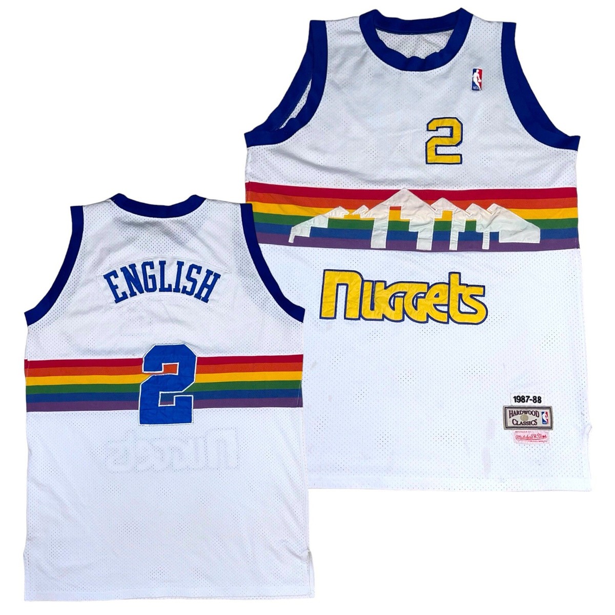 Nuggets 1987-88 ENGLISH ジャージ Mitchell & Ness Denver Nuggets Alex English jersey 1987-88