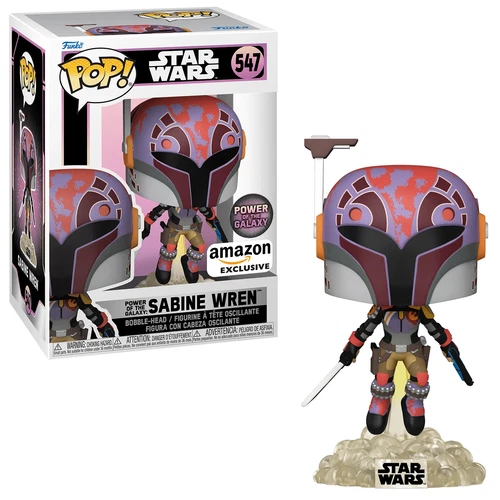 Funko POP! Star Wars Power of the Galaxy Sabine Wren with Darksaber Amazon Exclu