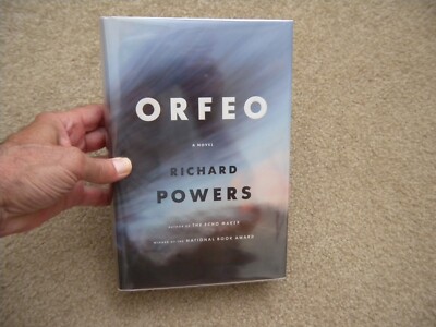 RICHARD POWERS/ORFEO/TRUE IST PRINTING IN JACKET/SIGNED BOOKPLATE AND PHOTO