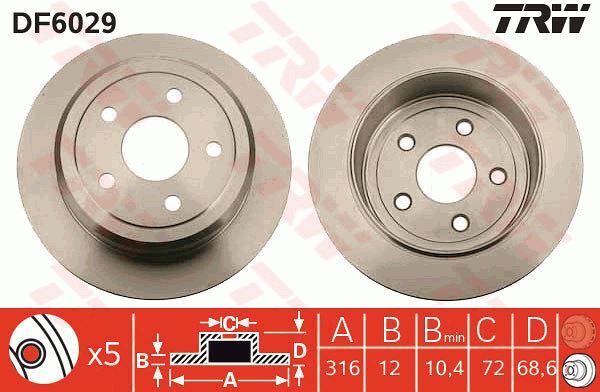 Disques de frein Jeep Wrangler III pour stopper les vibrations au freinage