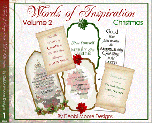1 x Debbi Moore Designs Worte der Inspiration Band 2 Weihnachts-CD ROM (297068) - Bild 3 von 3