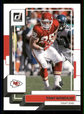 Tony Gonzalez 2022 Donruss #280 Kansas City Chiefs