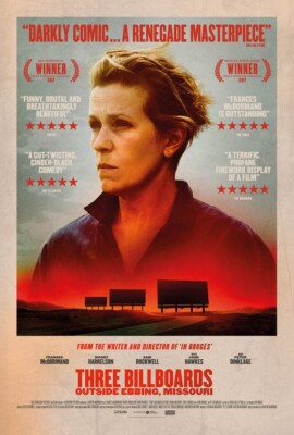 THREE BILLBOARDS OUTSIDE EBBING, MISSOURI MOVIE POSTER DS ORIGINAL Review 27x40