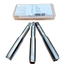 M12 x 1.25 CS Tap Set 3 PC A1 469-12125 Taper Plug Bottom Carbon Steel 12MM